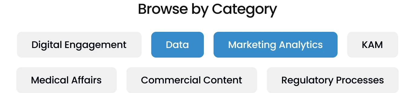 “Browse by Category” filter buttons